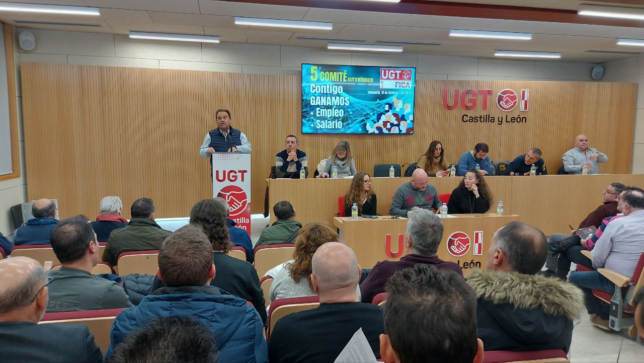 Miguel Ángel Gutiérrez Fierro pone en valor la fortaleza de UGT FICA en el 5º Comité de CC.AA.